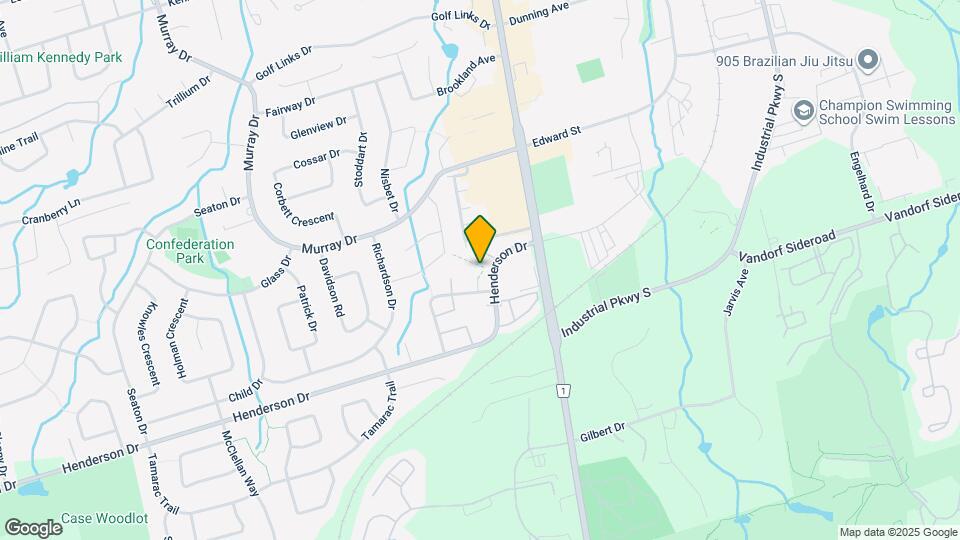 14 Poplar Crescent Map and Location Details