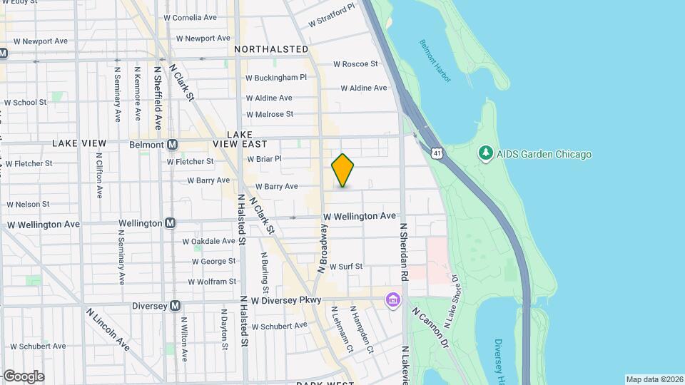 527 W Barry Ave, Unit 2N Mapa y Detalles de la Ubicación