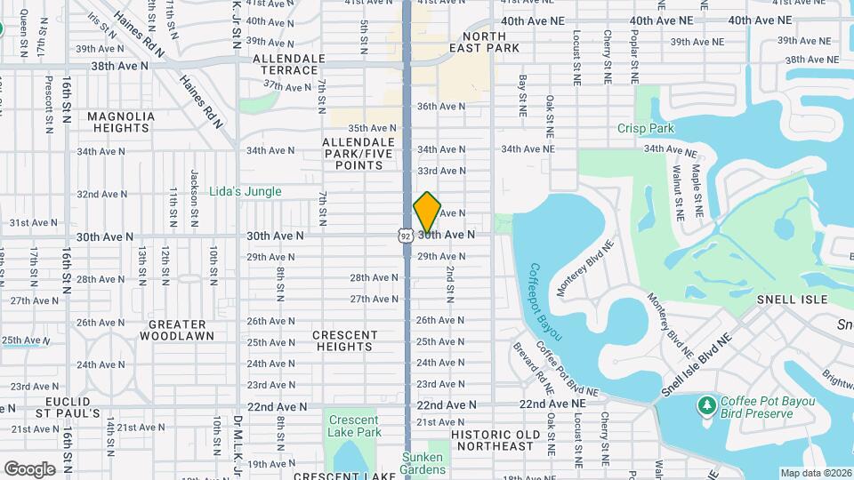 300 30th Ave N, Unit D Mapa y Detalles de la Ubicación