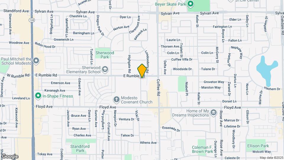 2906 Warwick Ln Map and Location Details