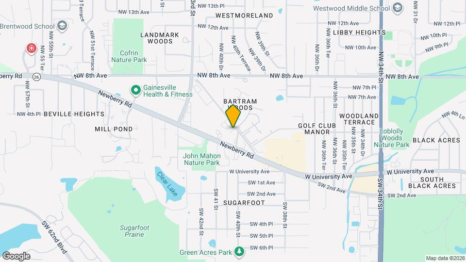518 NW 39th Rd Map and Location Details
