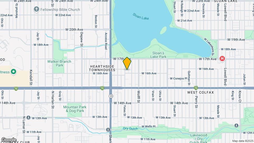 1600 Yates St Map and Location Details