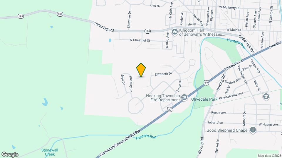 1158 Dornoch Dr Map and Location Details