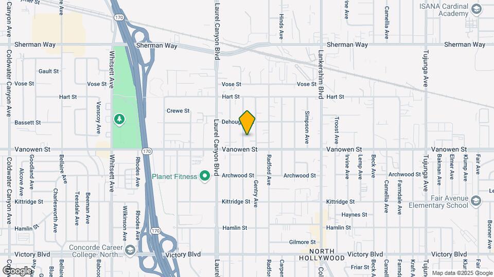 6824 Ben Ave Map and Location Details