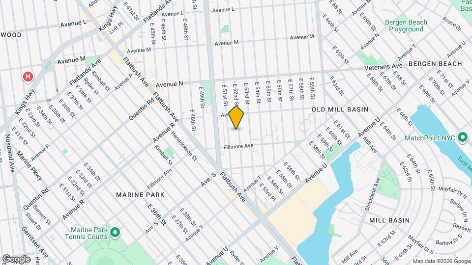 1800 E 52nd St Map and Location Details