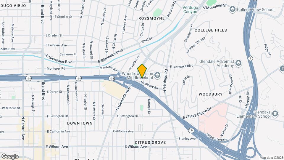 917 Monterey Rd Map and Location Details