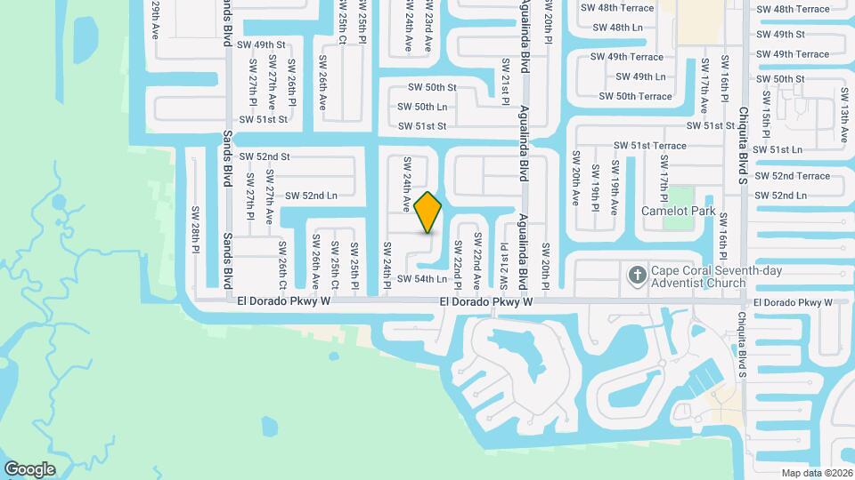 2302 SW 53rd Terrace Map and Location Details