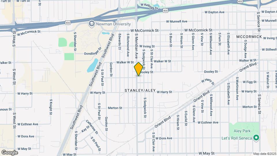 1422 S Meridian Ave Map and Location Details