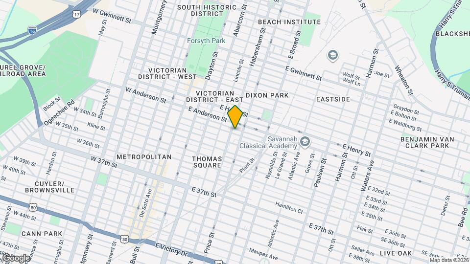 406 E 31st St Map and Location Details