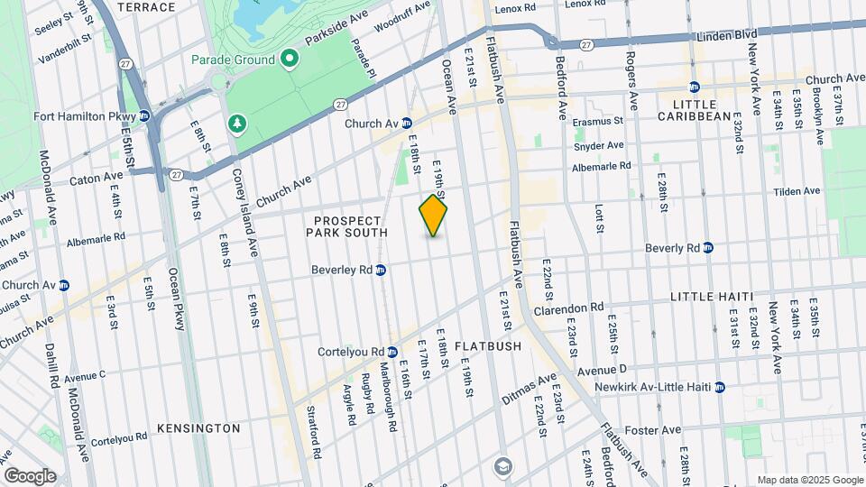 255 E 18th St Map and Location Details