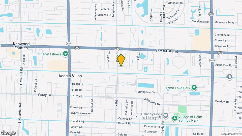 1943 Kirk Rd, Unit PH57K Mapa y Detalles de la Ubicación