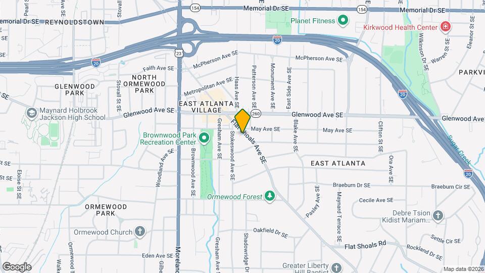 575 Flat Shoals Ave SE Map and Location Details