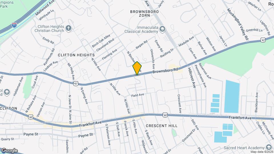 2738 Brownsboro Rd Mapa y Detalles de la Ubicación