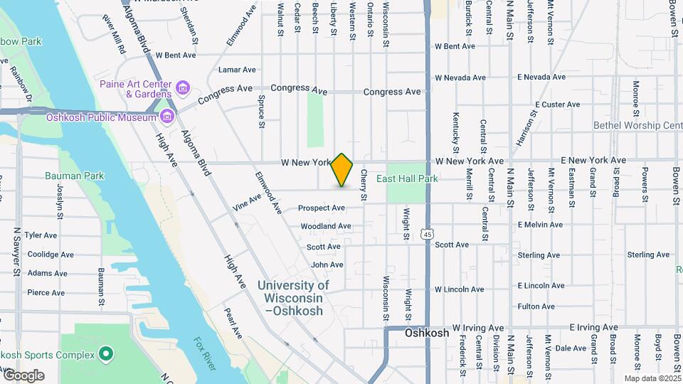 751 Vine Ave Map and Location Details