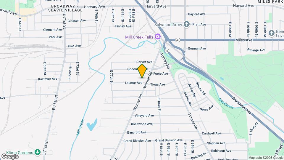 8205 Laumar Ave Map and Location Details