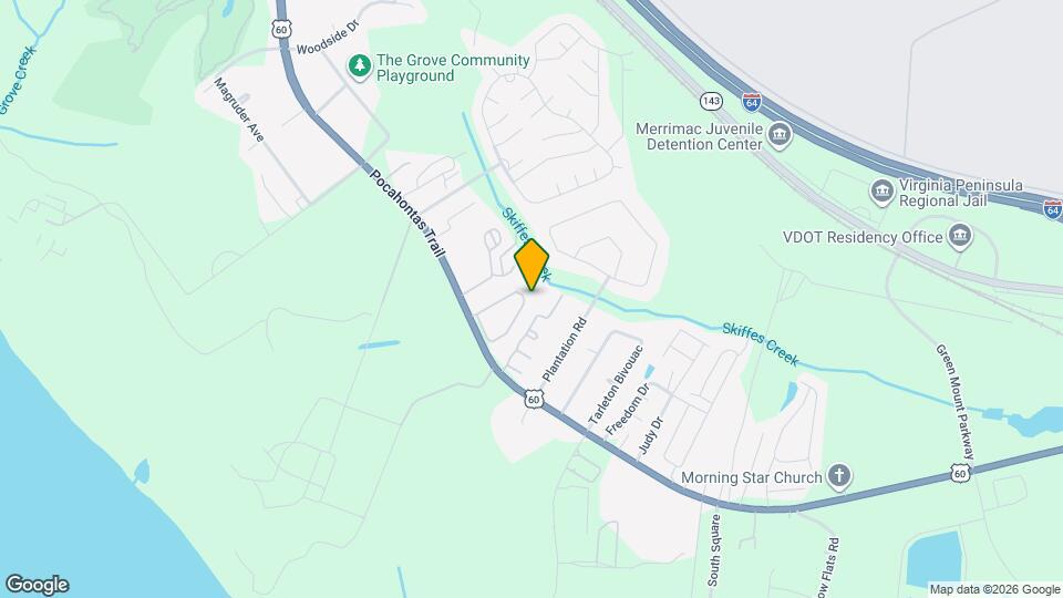 1926 Algonquin Trail Map and Location Details