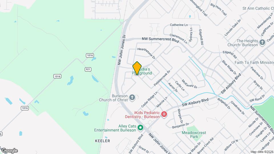 1213 Sweetwater Dr Mapa y Detalles de la Ubicación