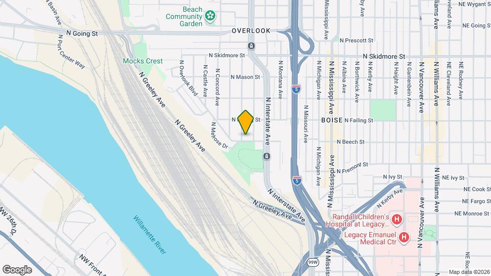 3704 N Longview Ave, Unit Overlook Park Beauty Map and Location Details