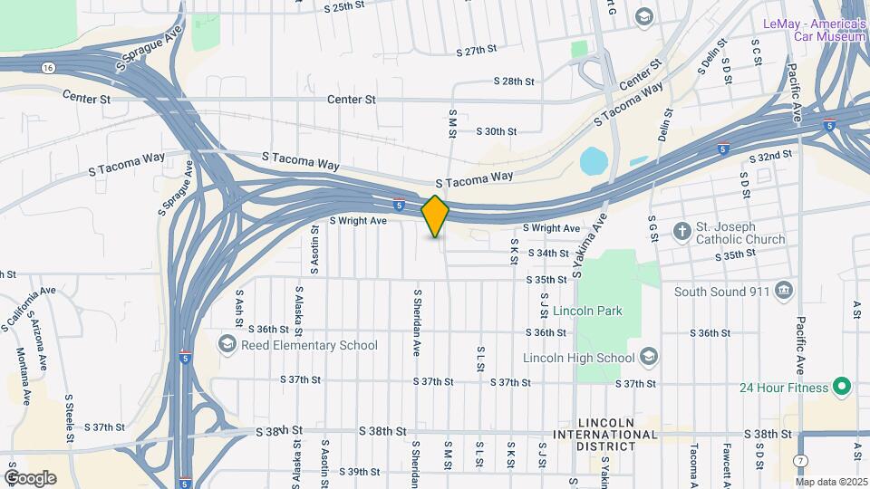 3320 S M St Mapa y Detalles de la Ubicación