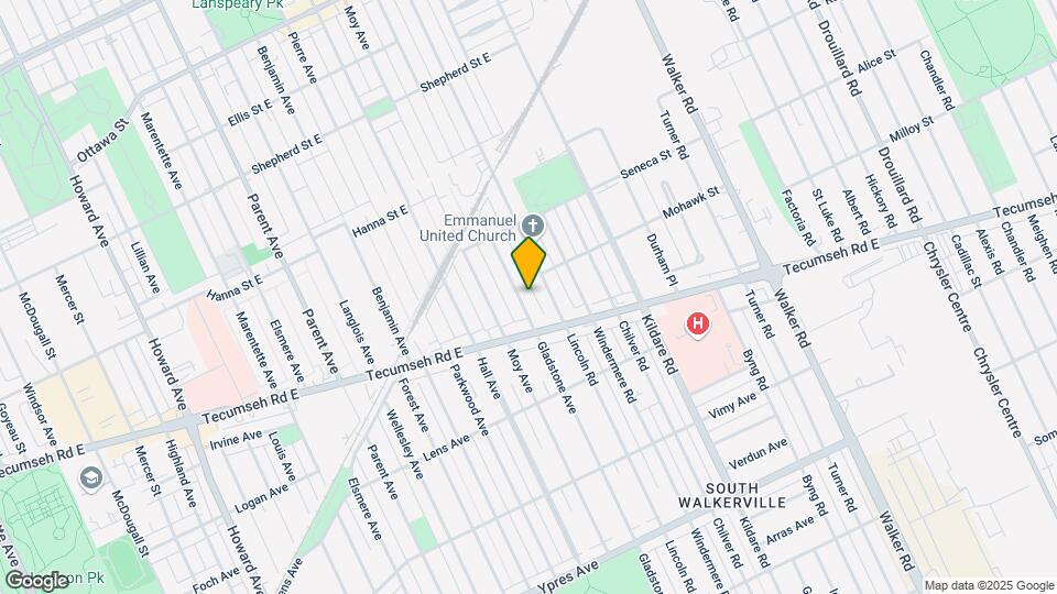 1832 Gladstone Ave Map and Location Details