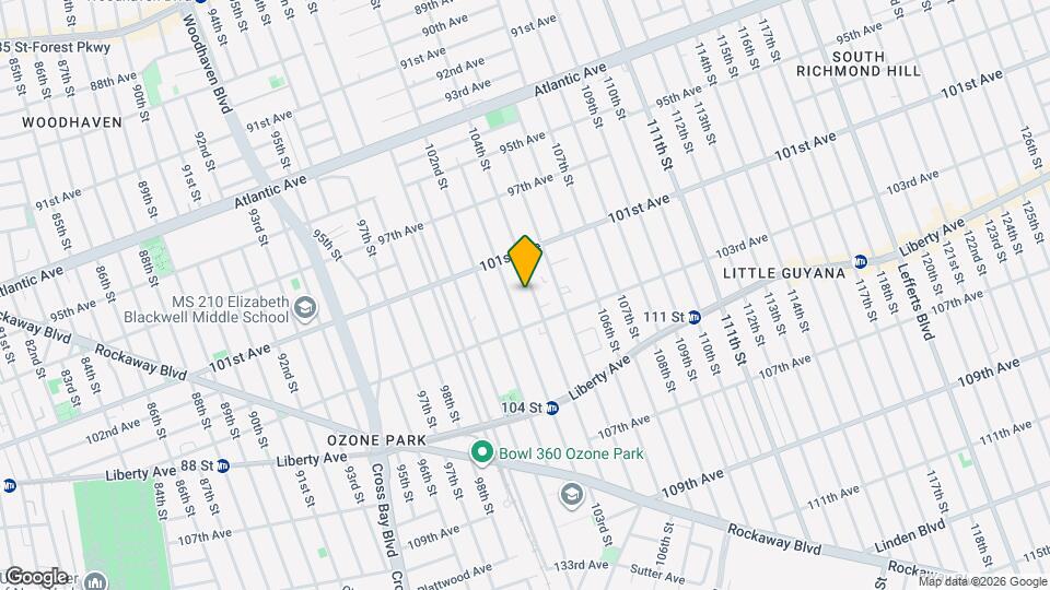 10140 104th St, Unit 3rd Floor Map and Location Details