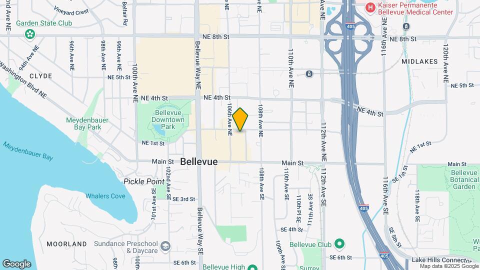 Bellevue Pacific Tower Map and Location Details