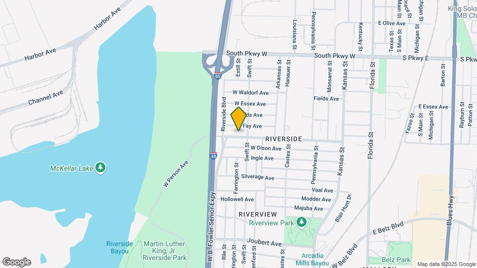344 W Person Ave Map and Location Details