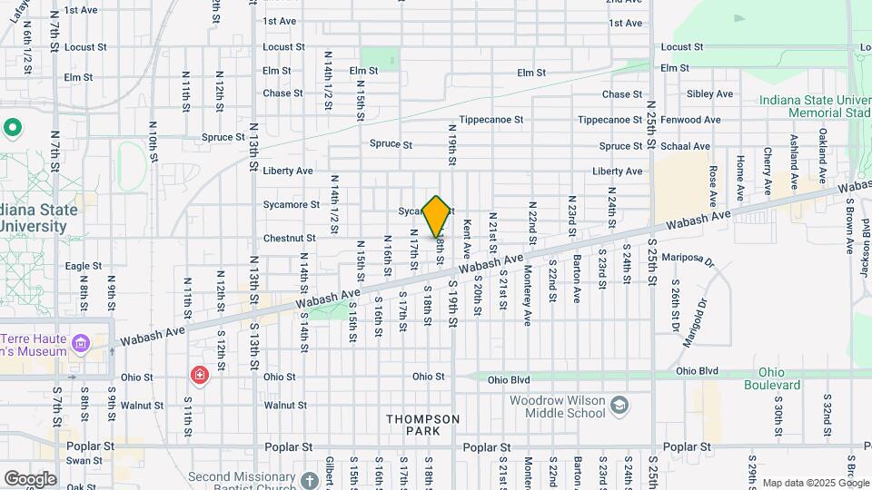 122 N 18th St Map and Location Details