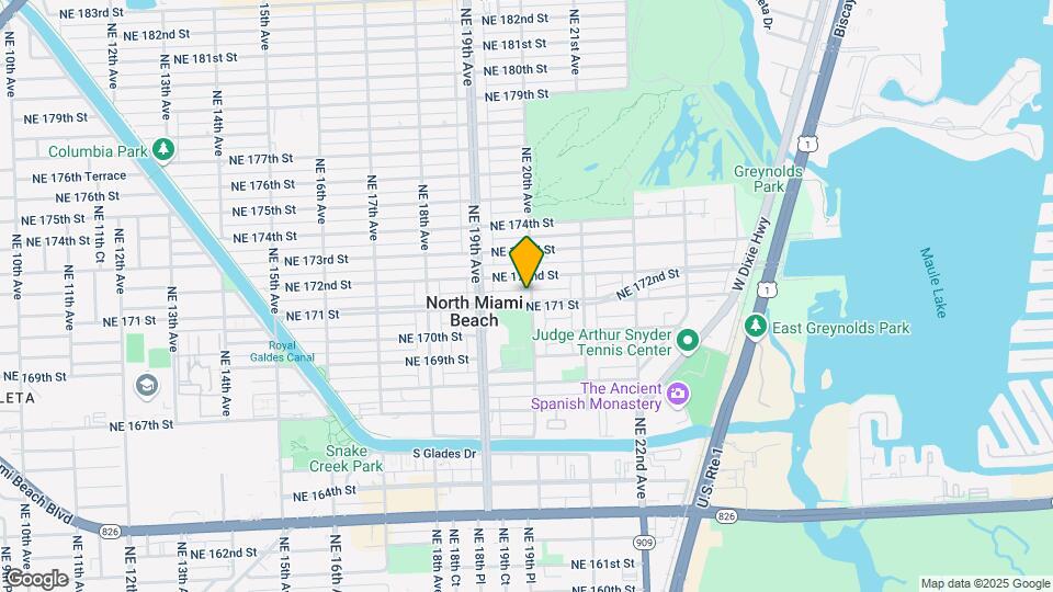 17110 NE 20th Ave Mapa y Detalles de la Ubicación