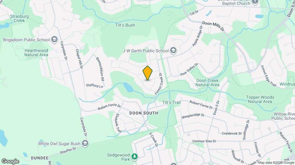 57 Creek Ridge St Map and Location Details