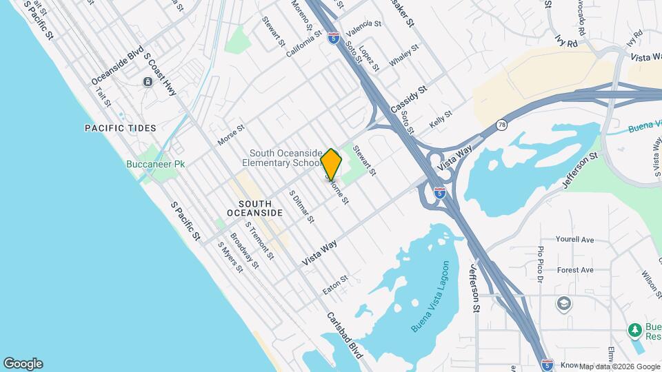 1831 S Horne St Map and Location Details