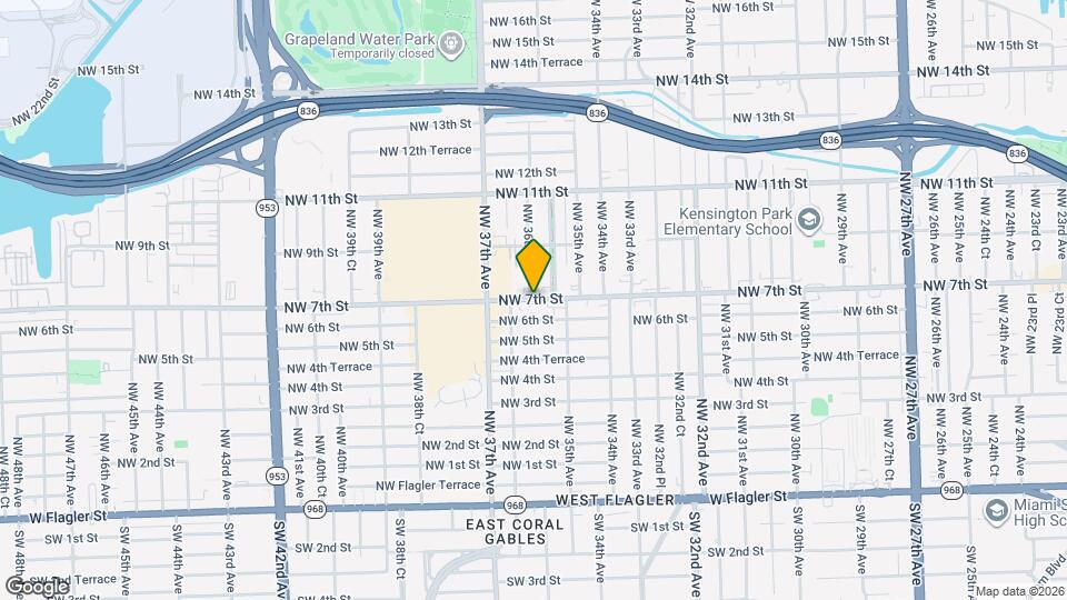 3616 NW 7th St Map and Location Details