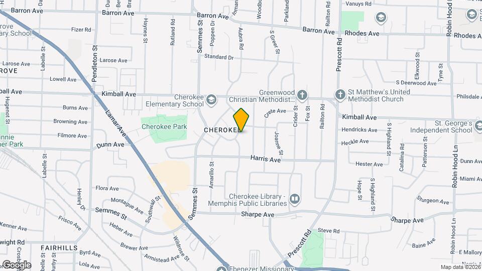 1446 Alamo St Map and Location Details