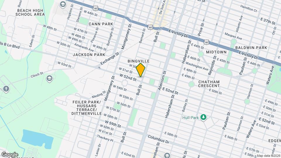 3521 Bull St Map and Location Details