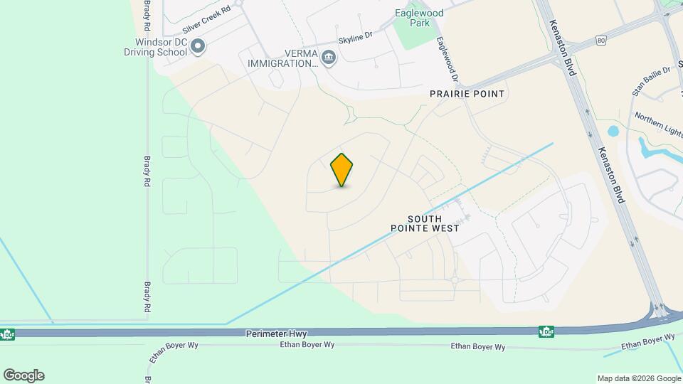 91 Fossil Crk Cres Map and Location Details