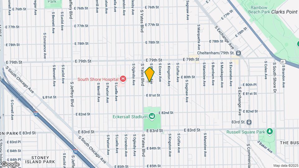 8016 S Phillips Ave Map and Location Details