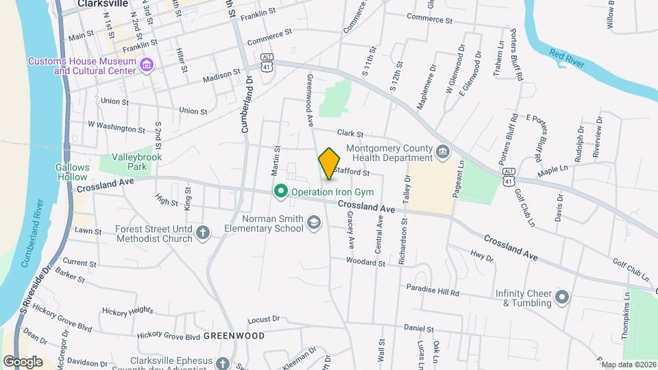 625 Greenwood Ave Map and Location Details