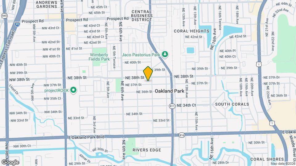 953 NE 37th St Mapa y Detalles de la Ubicación