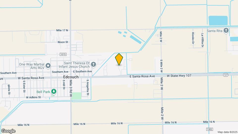 1100 E Santa Rosa Ave Mapa y Detalles de la Ubicación