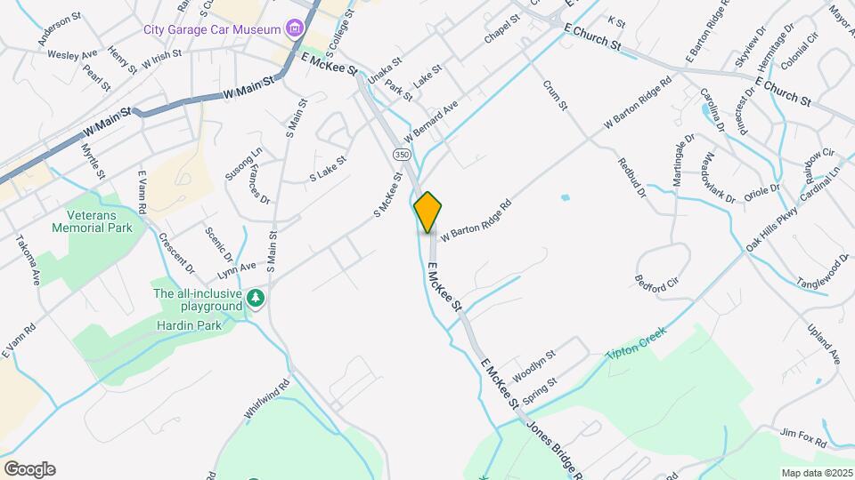 614 E McKee St Mapa y Detalles de la Ubicación