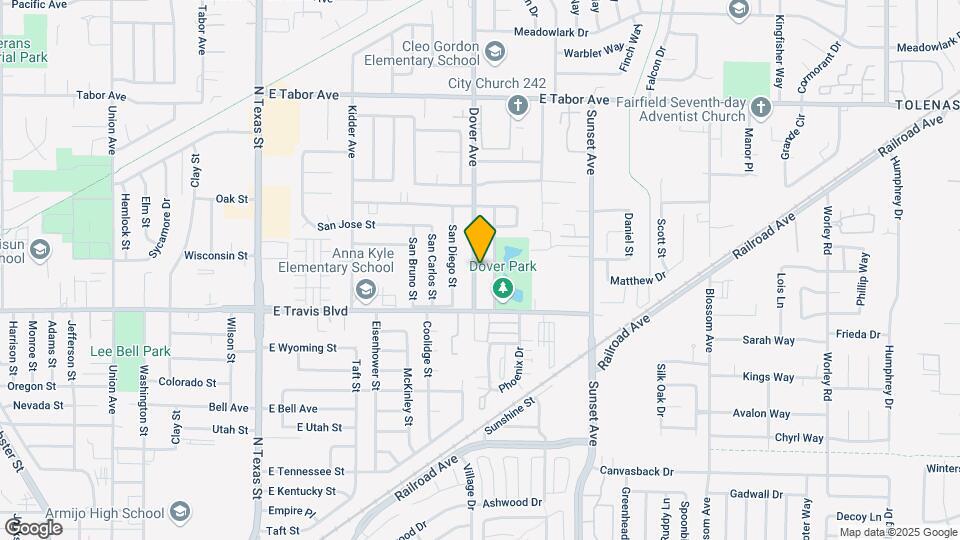 1642 Dover Ave Map and Location Details