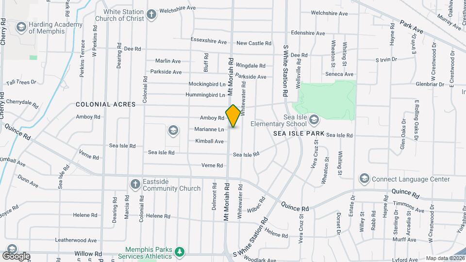 1356 Mt Moriah Rd Map and Location Details