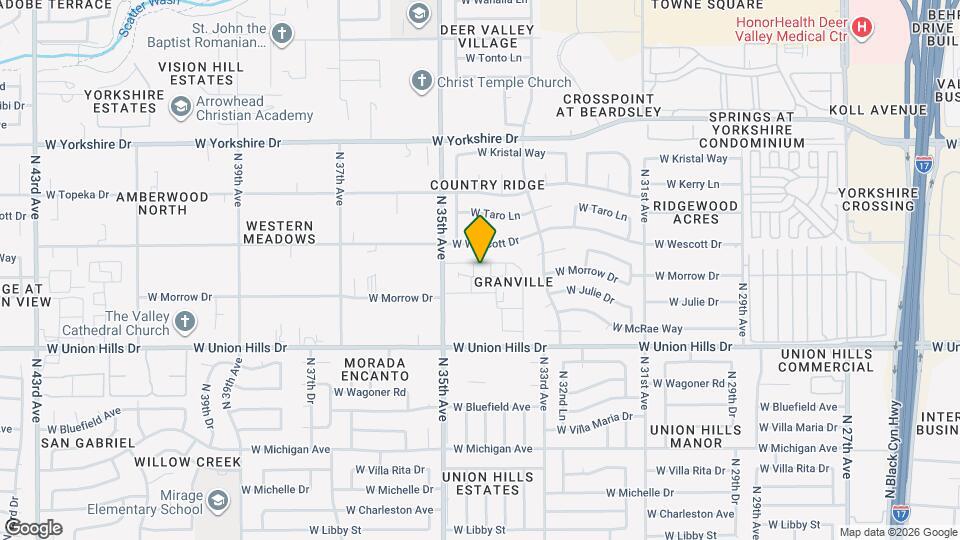 18837 N 34th Dr Map and Location Details