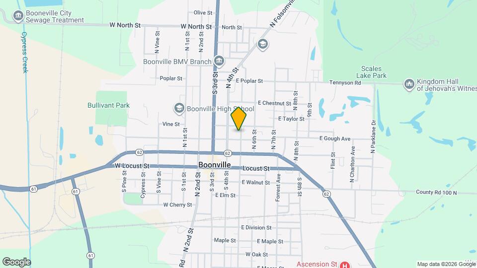 212 N Fifth St., Unit B Upstairs 1/1 Map and Location Details