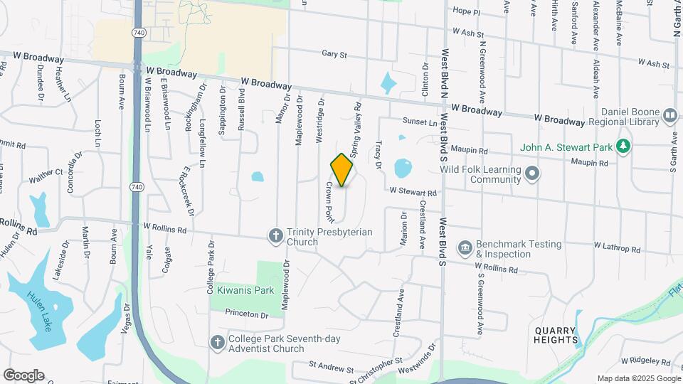 376 Crown Point Map and Location Details