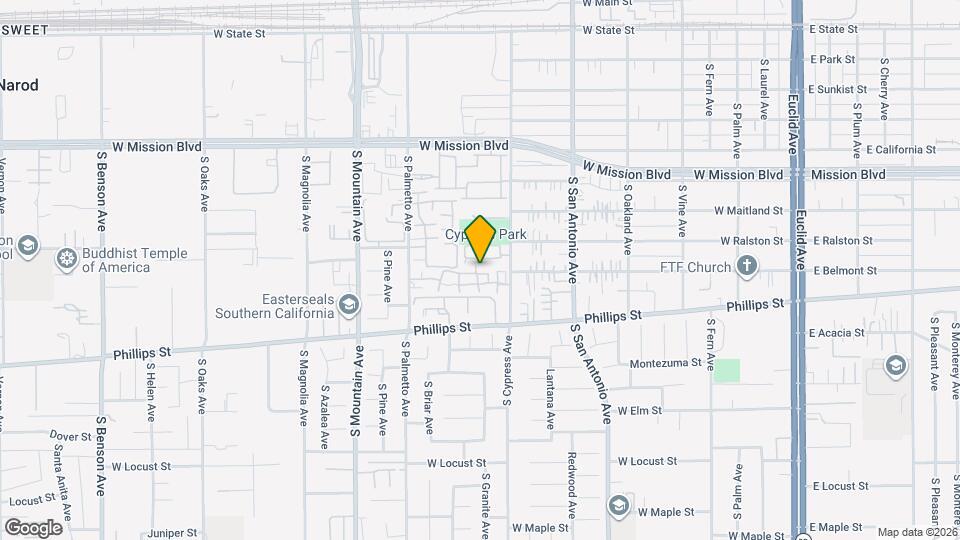 1220 S Cypress Ave Mapa y Detalles de la Ubicación