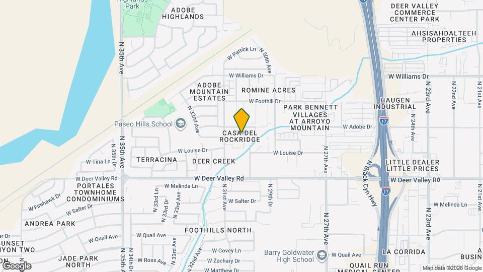 22052 N 30th Dr Map and Location Details