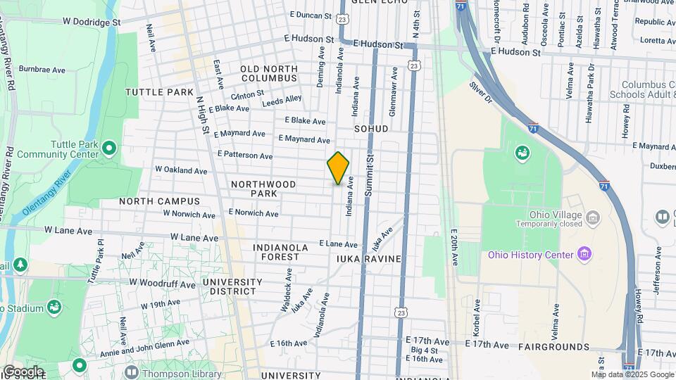 2212 Indianola Ave, Unit 2212-B Map and Location Details