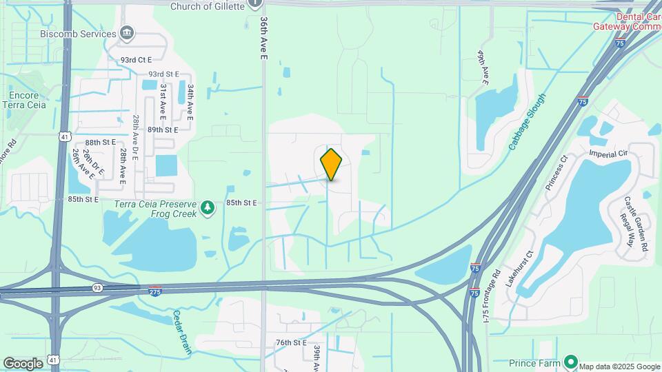 8538 40th Cir E Map and Location Details