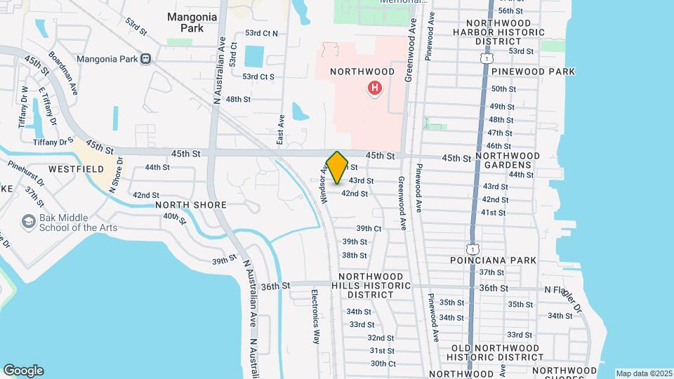 949 42nd St Map and Location Details